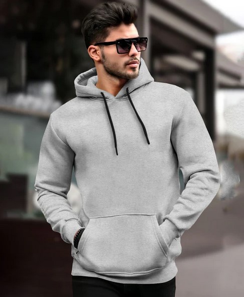 Plain Full Sleeve Hooded TShirts