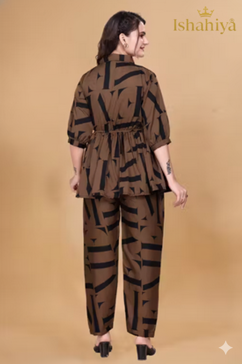 Printed Co-ord set For women