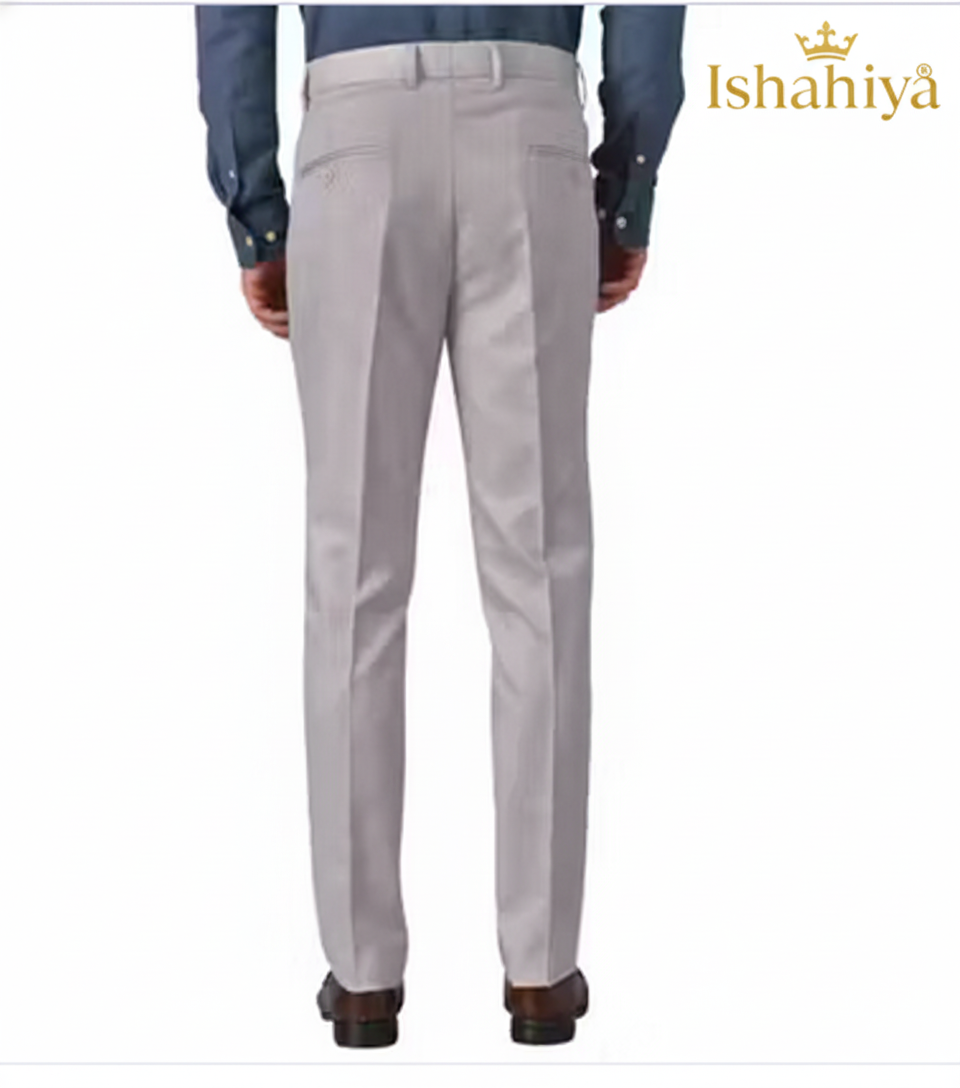 ARDLOR Men's Black Formal Trousers Pants