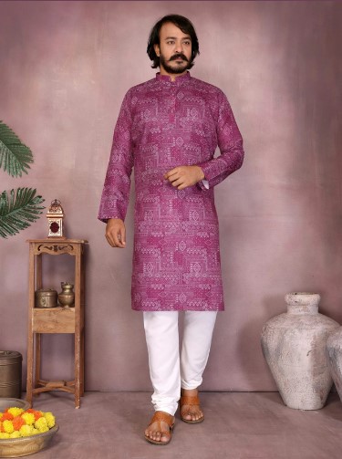 Cotton Sequence Work Kurta Pyjama