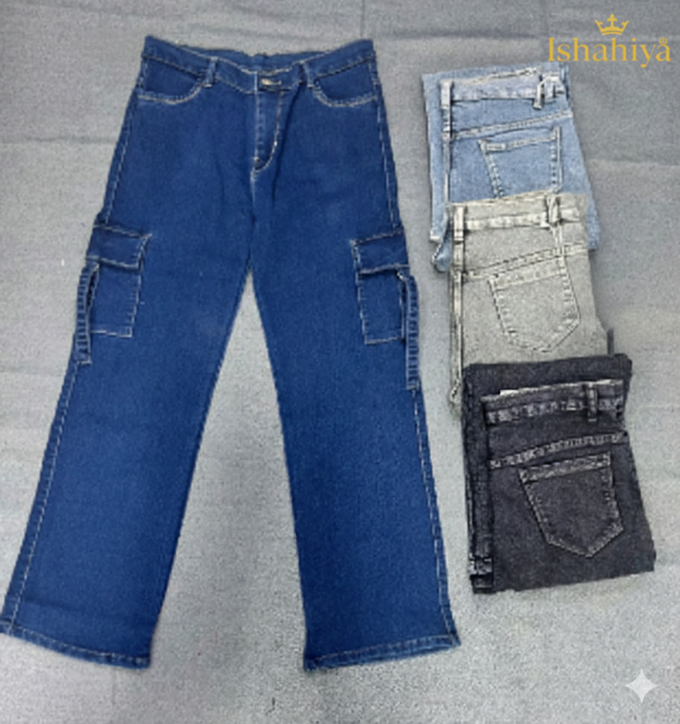 Women’s Cargo Denim Jeans