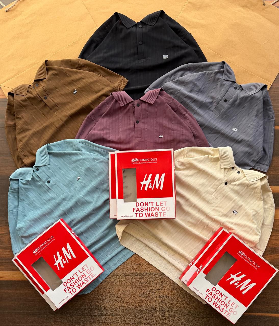 🟣 H&M Classic Maroon Shirt – Premium Edition