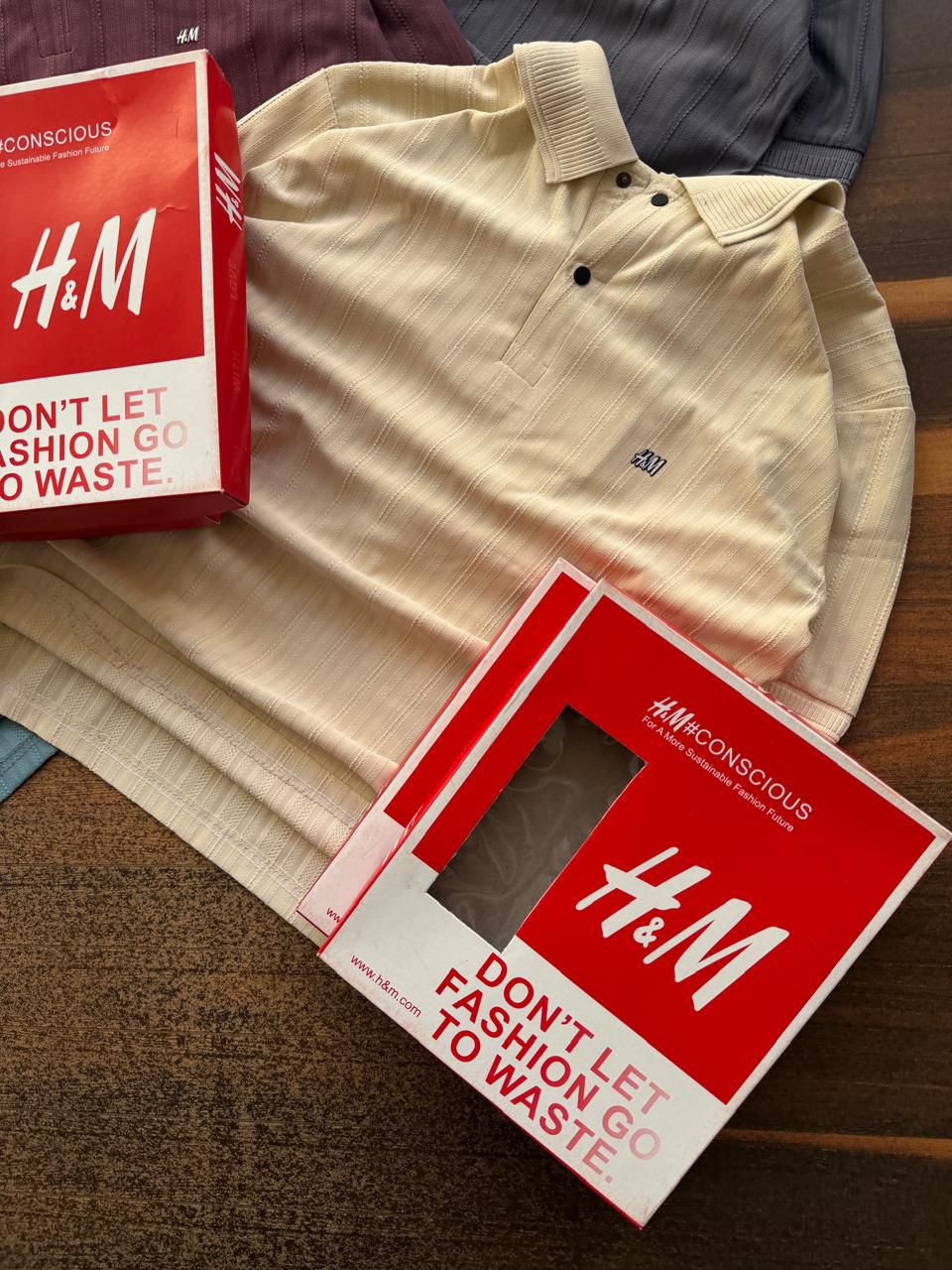 ⚪ H&M Classic Cream Shirt – Premium Edition