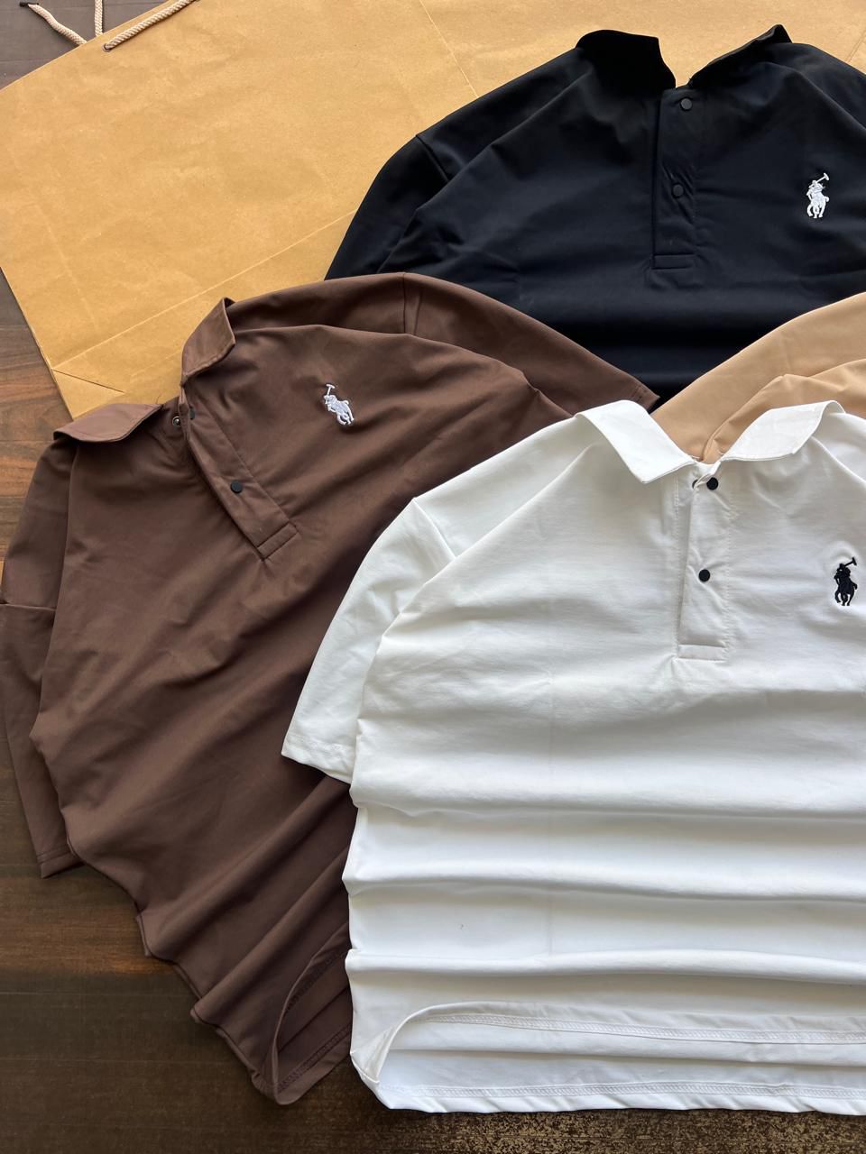🔵 Classic Sky Blue Polo – Premium Edition